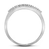 10k White Gold Round Diamond Bridal Wedding Ring Band Set 1/3 Cttw