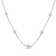  10k Rose Gold Womens Round Diamond Fashion Necklace 1/4 Cttw