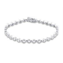  14k White Gold Womens Round Diamond Tennis Bracelet 1-3/4 Cttw
