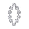 10k Yellow Gold Womens Round Diamond Fashion Pendant 3/4 Cttw