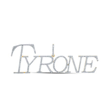  10k Yellow Gold Mens Round Diamond Tyrone Name Charm Pendant 1-1/2 Cttw